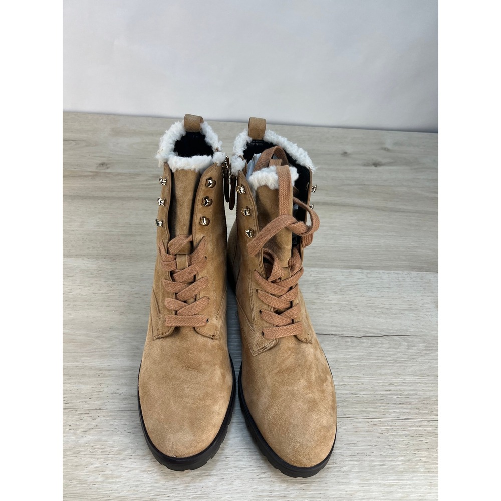 Kate Spade New York Raegan Women's Tan Suede Faux Fur Lined Boots Size 6B - Picture 7 of 12